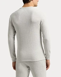 Logo Waffle-Knit Sleep Shirt