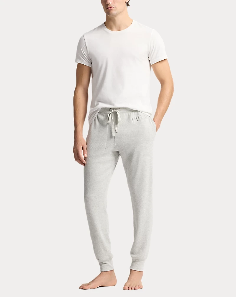 Logo Waffle-Knit Sleep Jogger