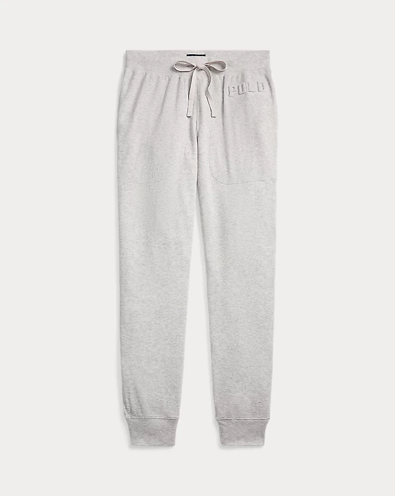 Logo Waffle-Knit Sleep Jogger