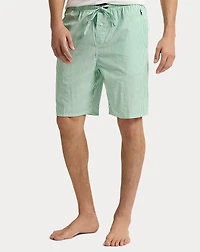 Striped Cotton Pajama Short