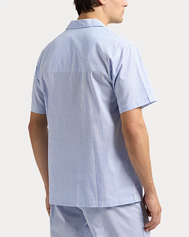 Striped Cotton Pajama Shirt