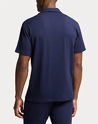 Knit Seersucker Pajama Shirt