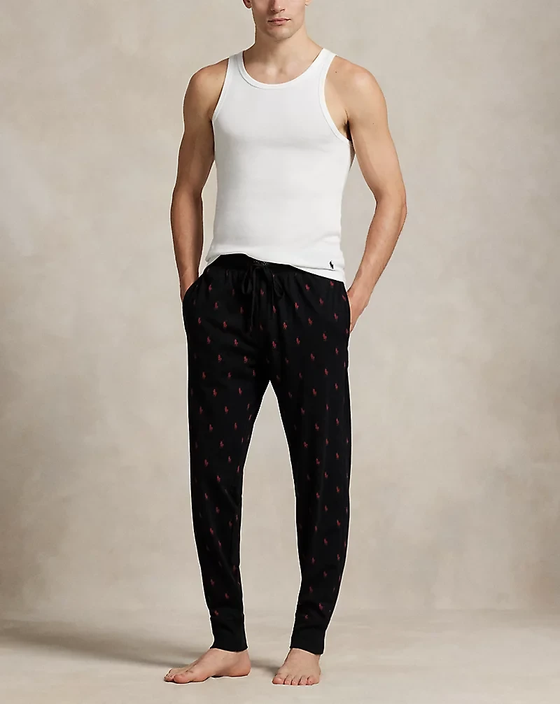 Allover Pony Jersey Sleep Jogger