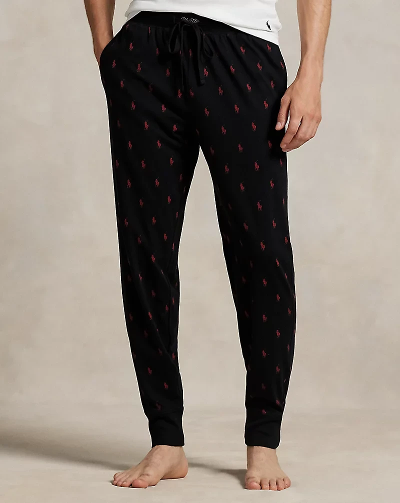 Allover Pony Jersey Sleep Jogger