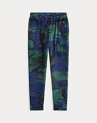 Camo Plush Velour Pajama Pant