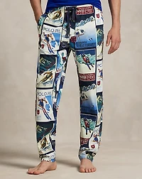 Print Jersey Pajama Pant