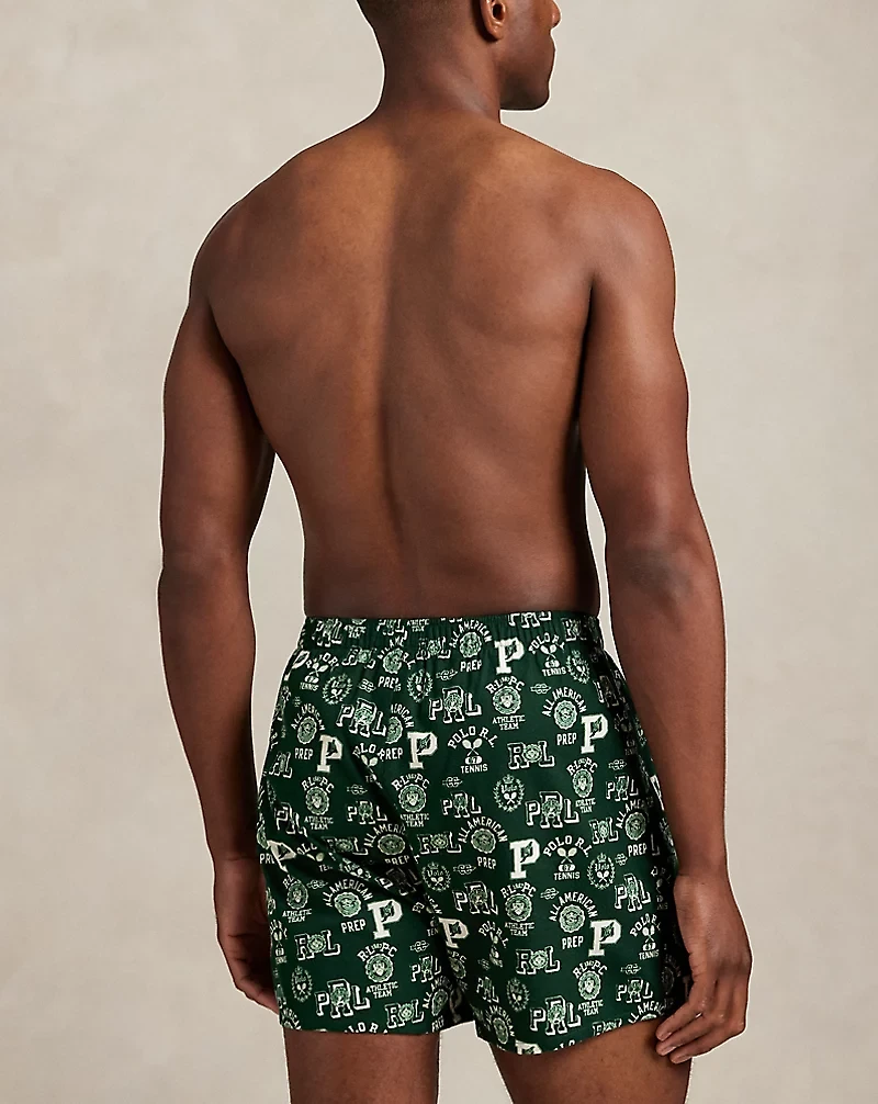 Print Cotton Flannel Boxer
