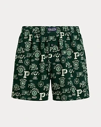 Print Cotton Flannel Boxer