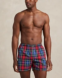 Plaid Woven Cotton Boxer