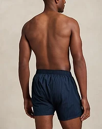 Classic Fit Woven Cotton Boxer 3-Pack