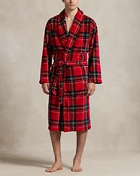 Plaid Plush Microfiber Robe