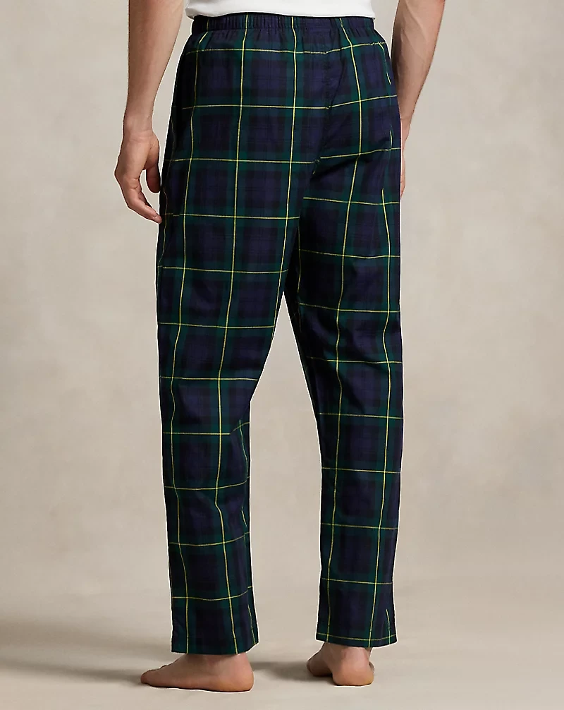 Plaid Cotton Pajama Pant