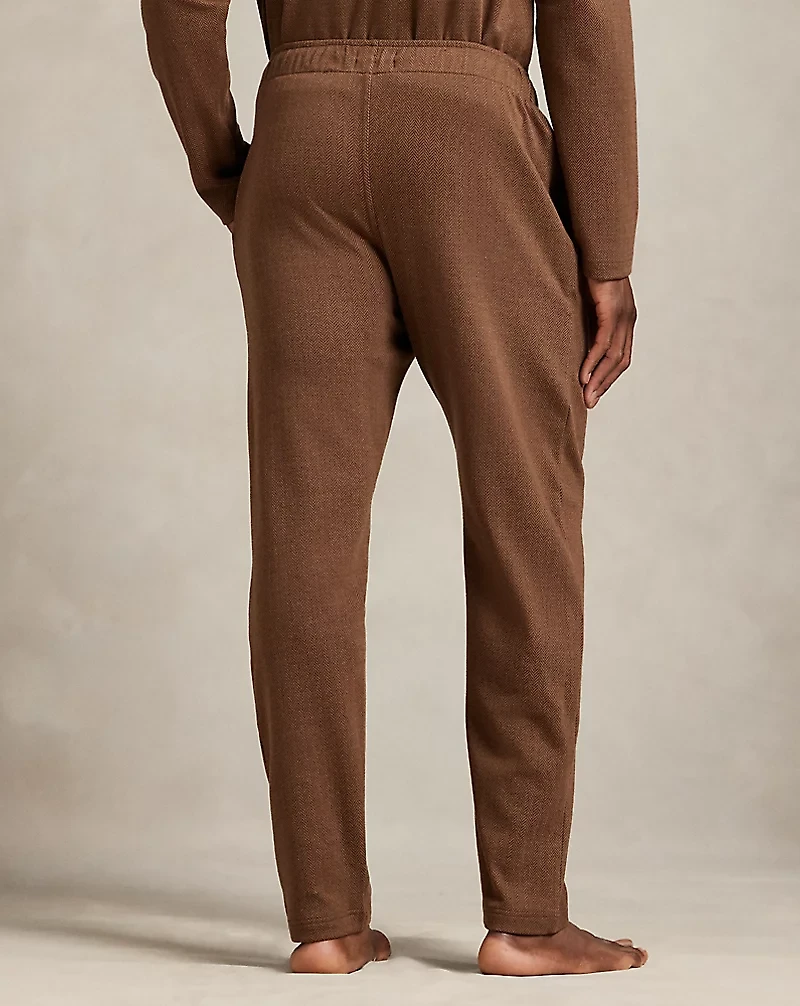 Herringbone-Knit Pajama Pant