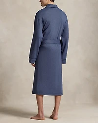 Herringbone-Knit Robe