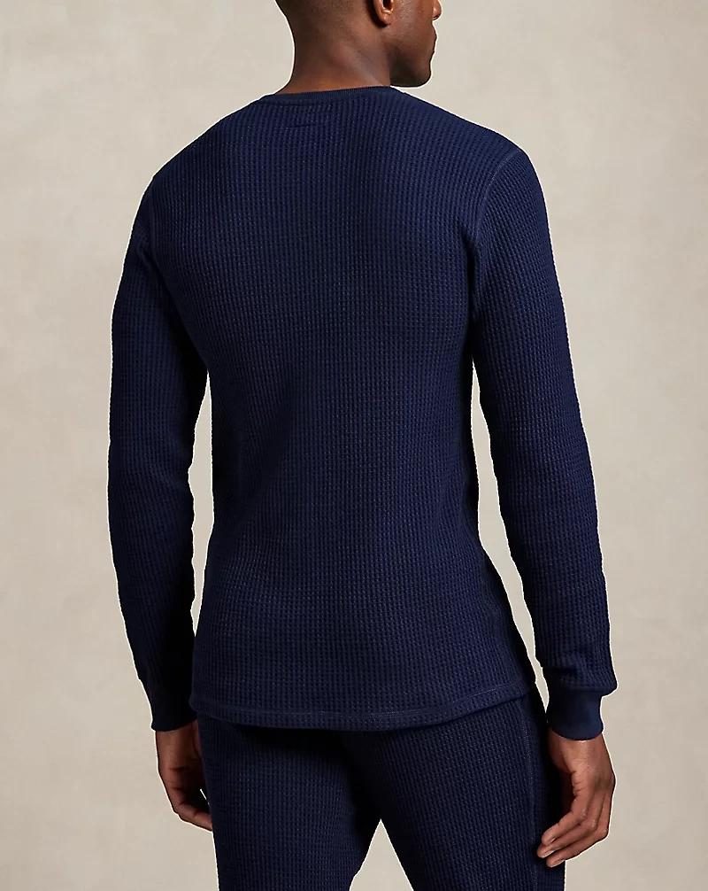 Thermal-Knit Sleep Shirt