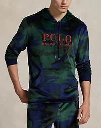 Camo Plush Velour Sleep Hoodie