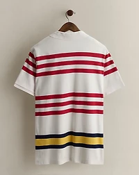 2018 Logo Striped Polo Shirt