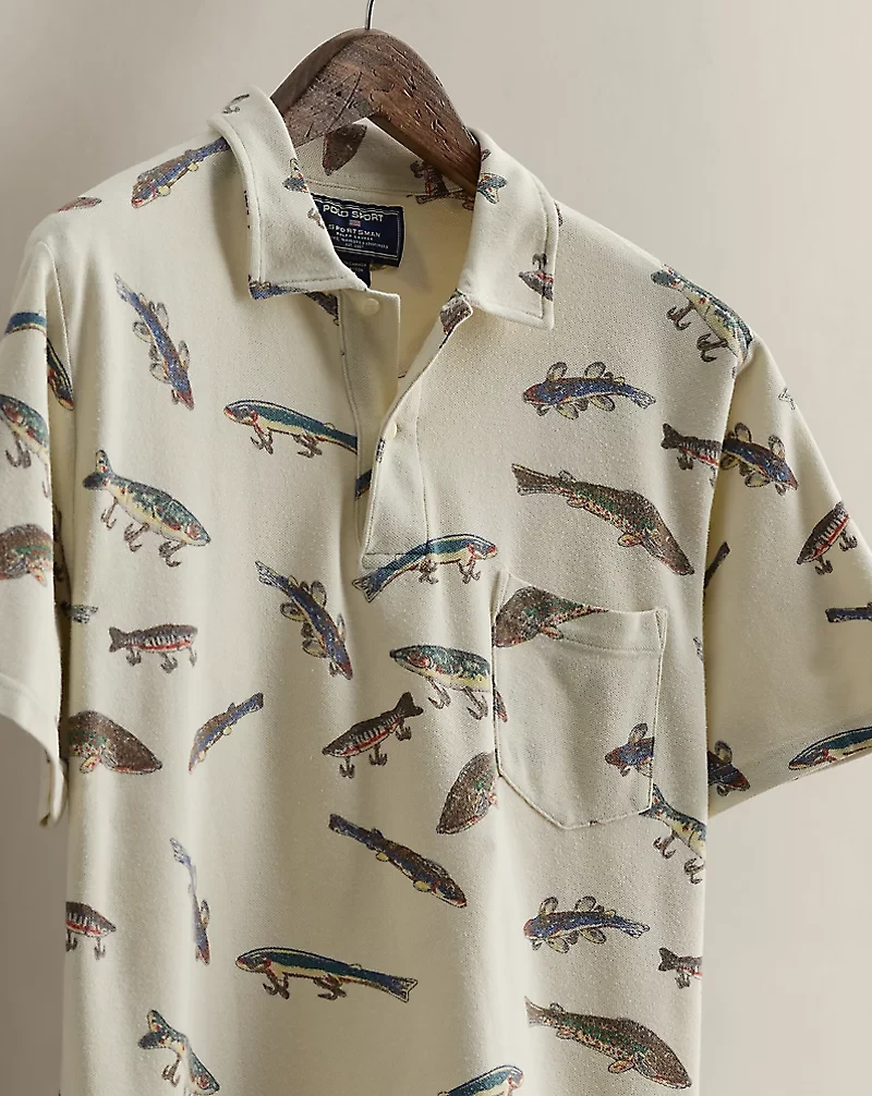 1999 Polo Sport Lure-Print Polo - Size L