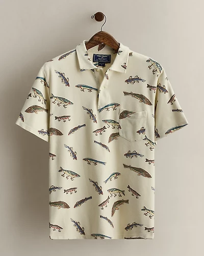 1999 Polo Sport Lure-Print Polo - Size L