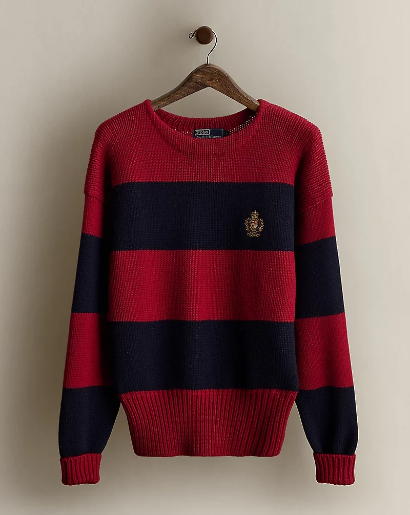 1987 Polo Crest Sweater - Size L