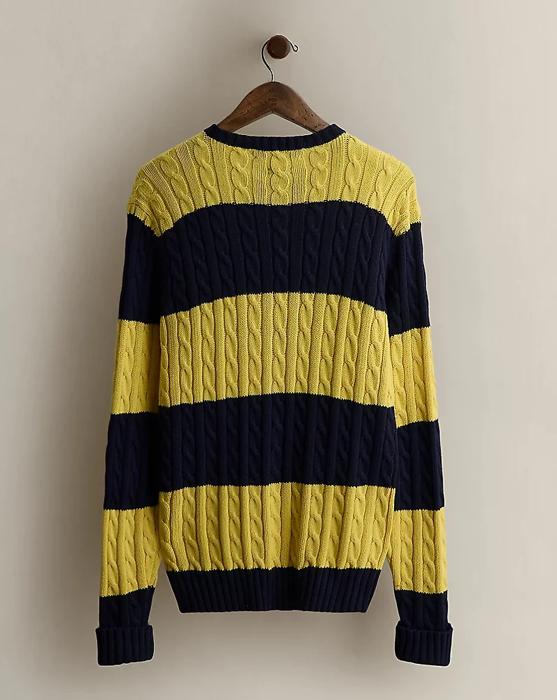 c. 2000 Cable-Knit Sweater - Size XL