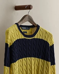 c. 2000 Cable-Knit Sweater - Size XL