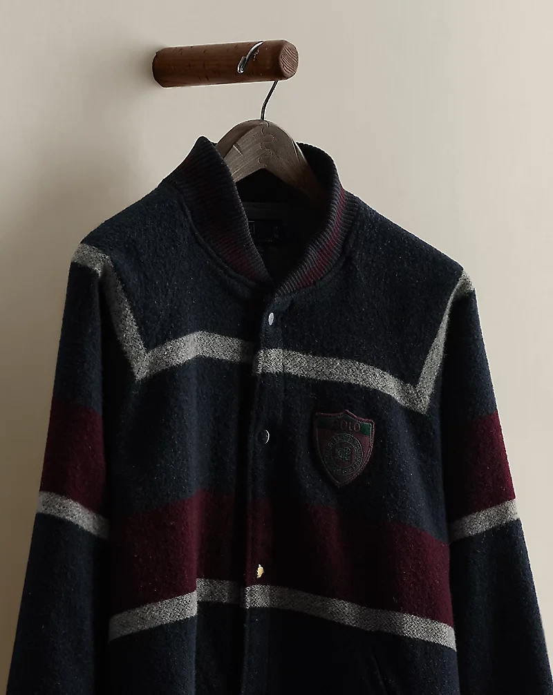 1990 Crest Striped Jacket - Size L
