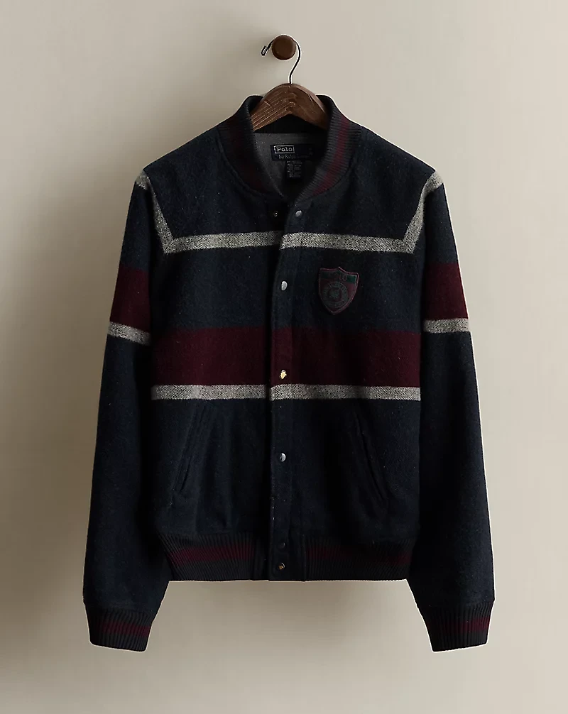 1990 Crest Striped Jacket - Size L