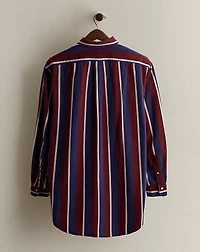 1989 Crest Striped Shirt - Size L