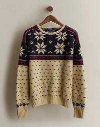1995 Hand-Knit Wool Sweater - Size XL