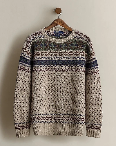 1987 Hand-Knit Sweater - Size L