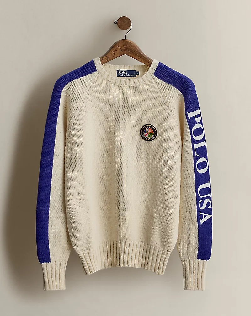 1988 Circular Crest Sweater - Size S