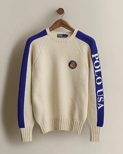 1988 Circular Crest Sweater - Size S