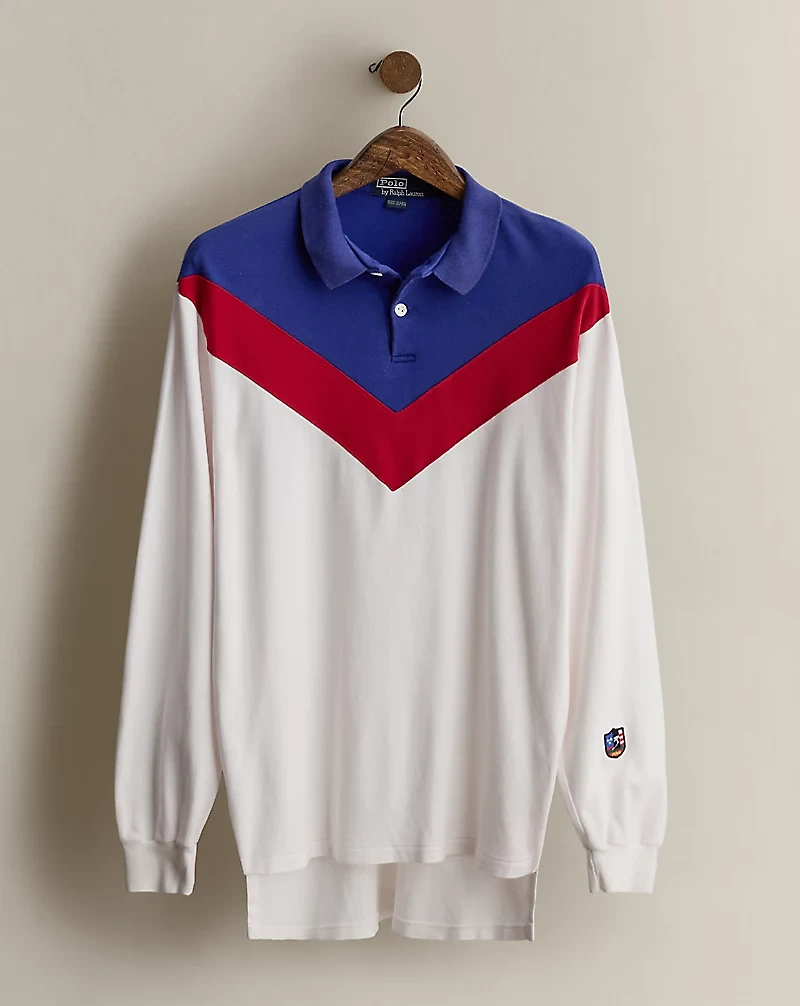 1989 Downhill Skier Polo Shirt - Size M