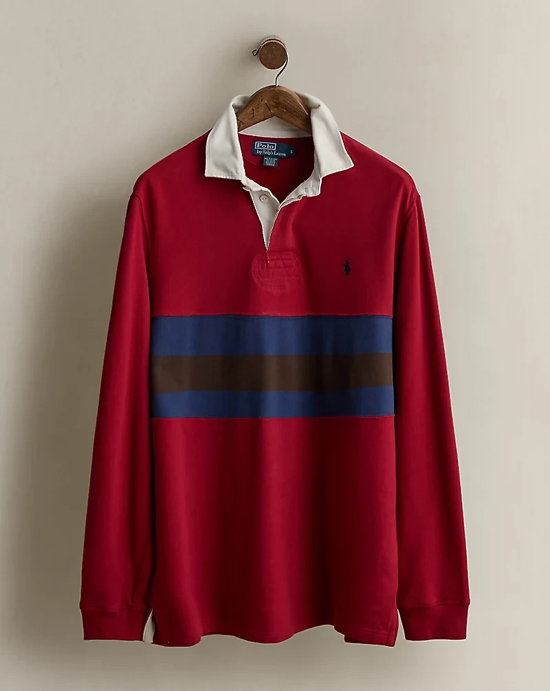 2011 Striped Rugby Shirt - Size L