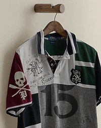 2019 Patchwork Polo Shirt - Size L