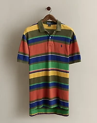 c. 2000 Striped Polo Shirt - Size L