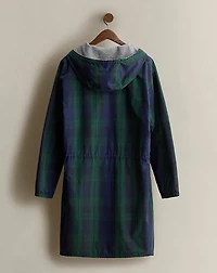 1992 Plaid Hooded Coat - Size S