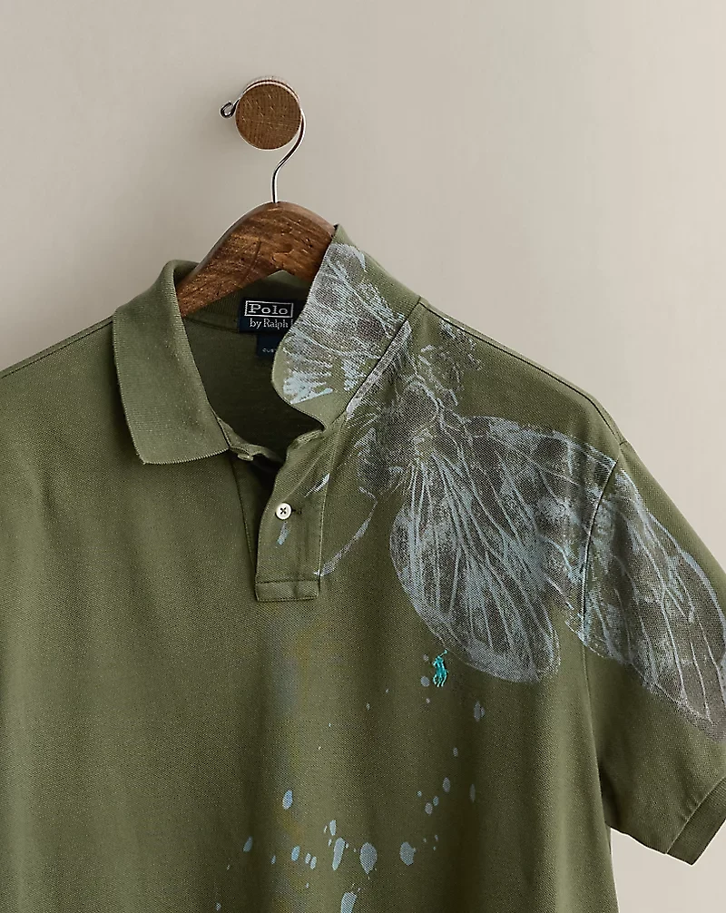 2006 Dragonfly-Print Polo - Size XL