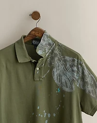 2006 Dragonfly-Print Polo - Size XL