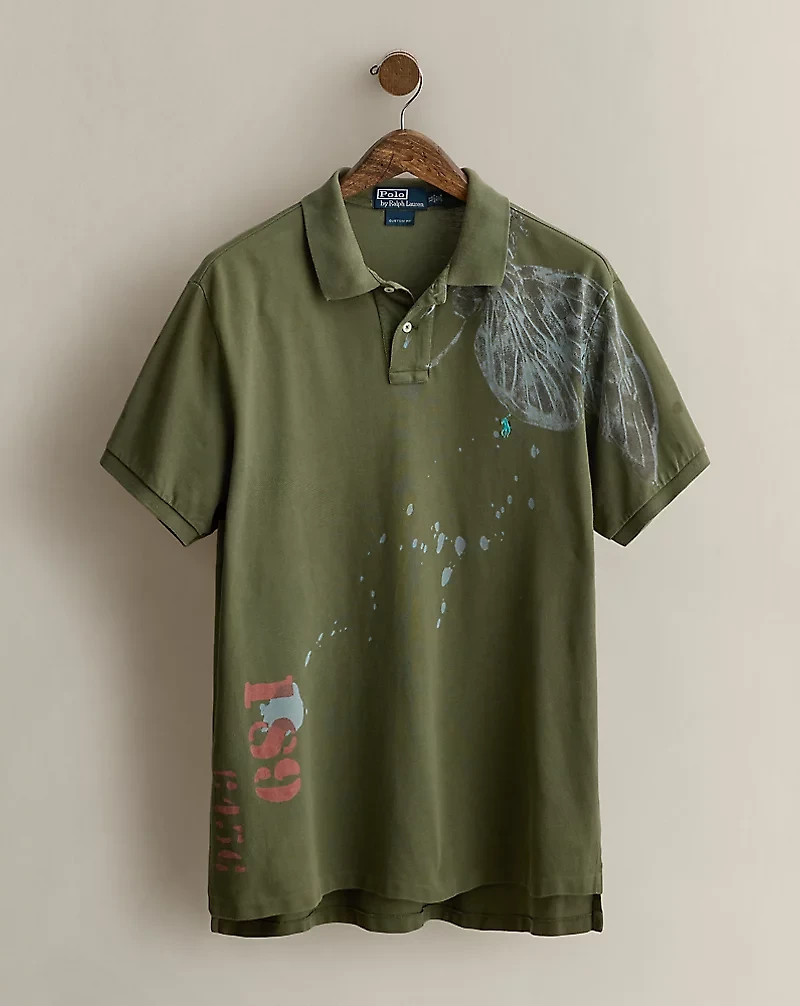 2006 Dragonfly-Print Polo - Size XL