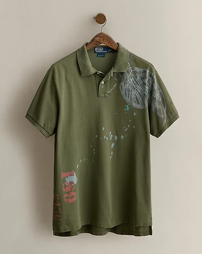2006 Dragonfly-Print Polo - Size XL