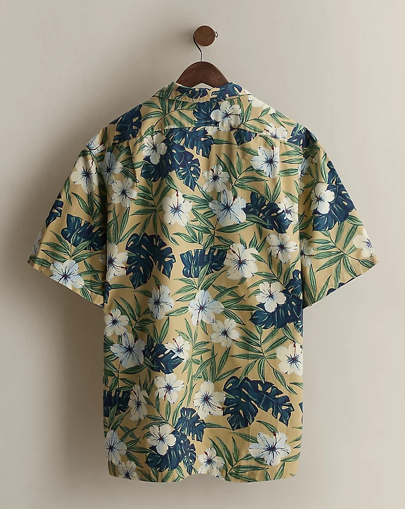 c. 1999 Floral-Print Camp Shirt - Size L