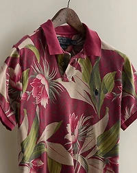 2011 Floral-Print Polo Shirt - Size L