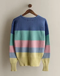 1987 Striped Sweater - Size L