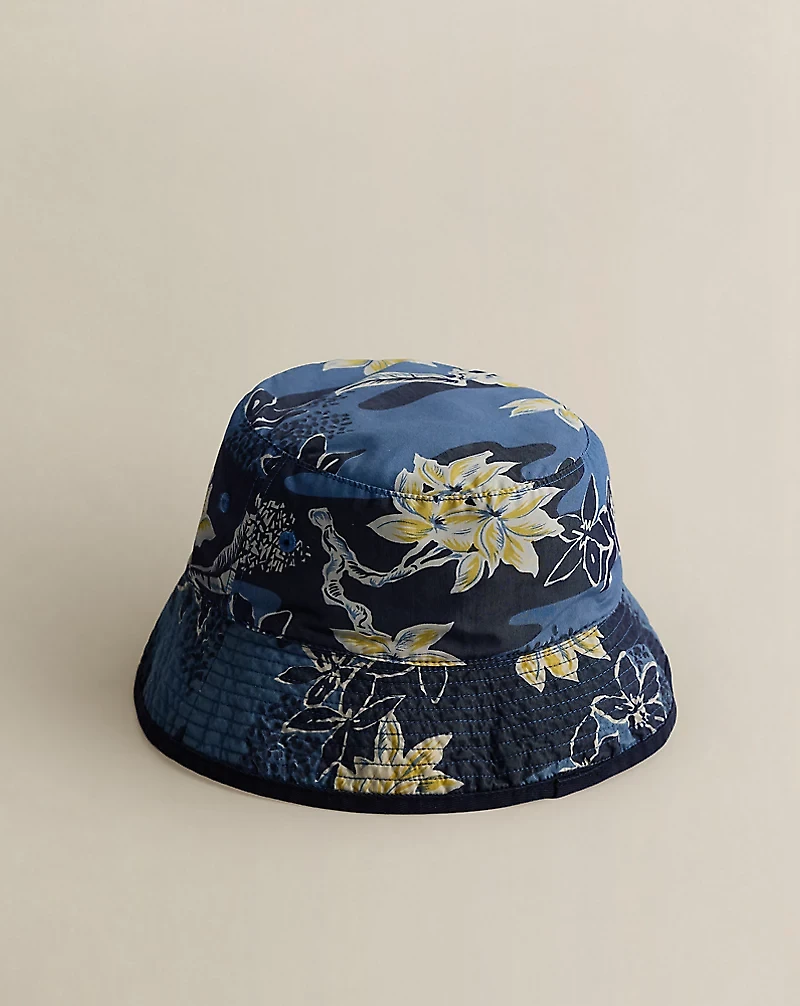 2000 Floral-Print Bucket Hat - Size M