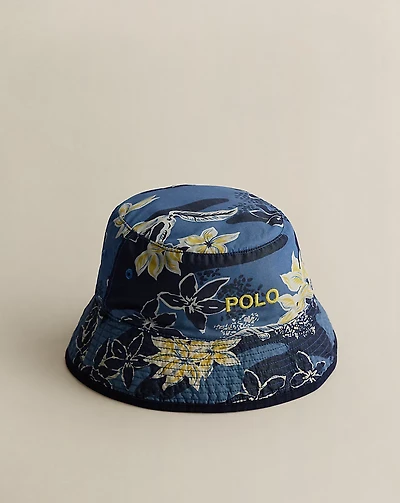 2000 Floral-Print Bucket Hat - Size M