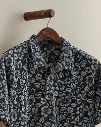 c. 2000 Floral-Print Polo