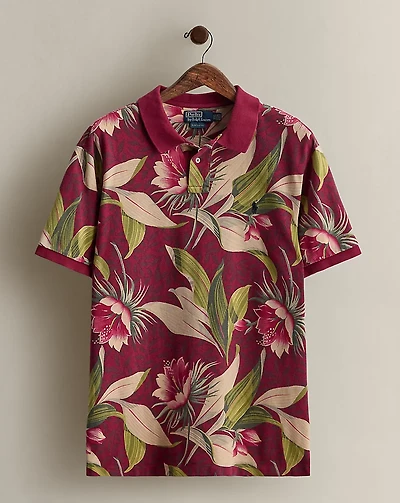 2011 Floral-Print Polo Shirt - Size XXL