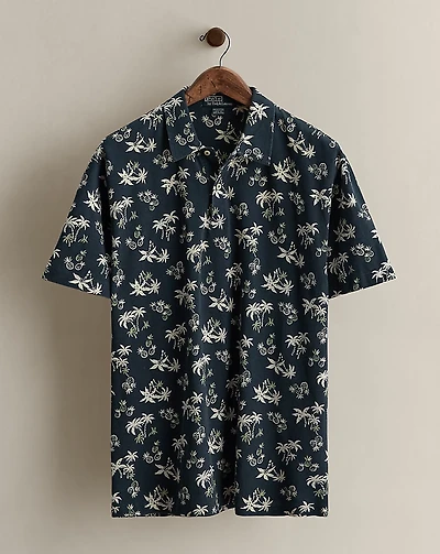 2000 Tropical-Print Polo Shirt